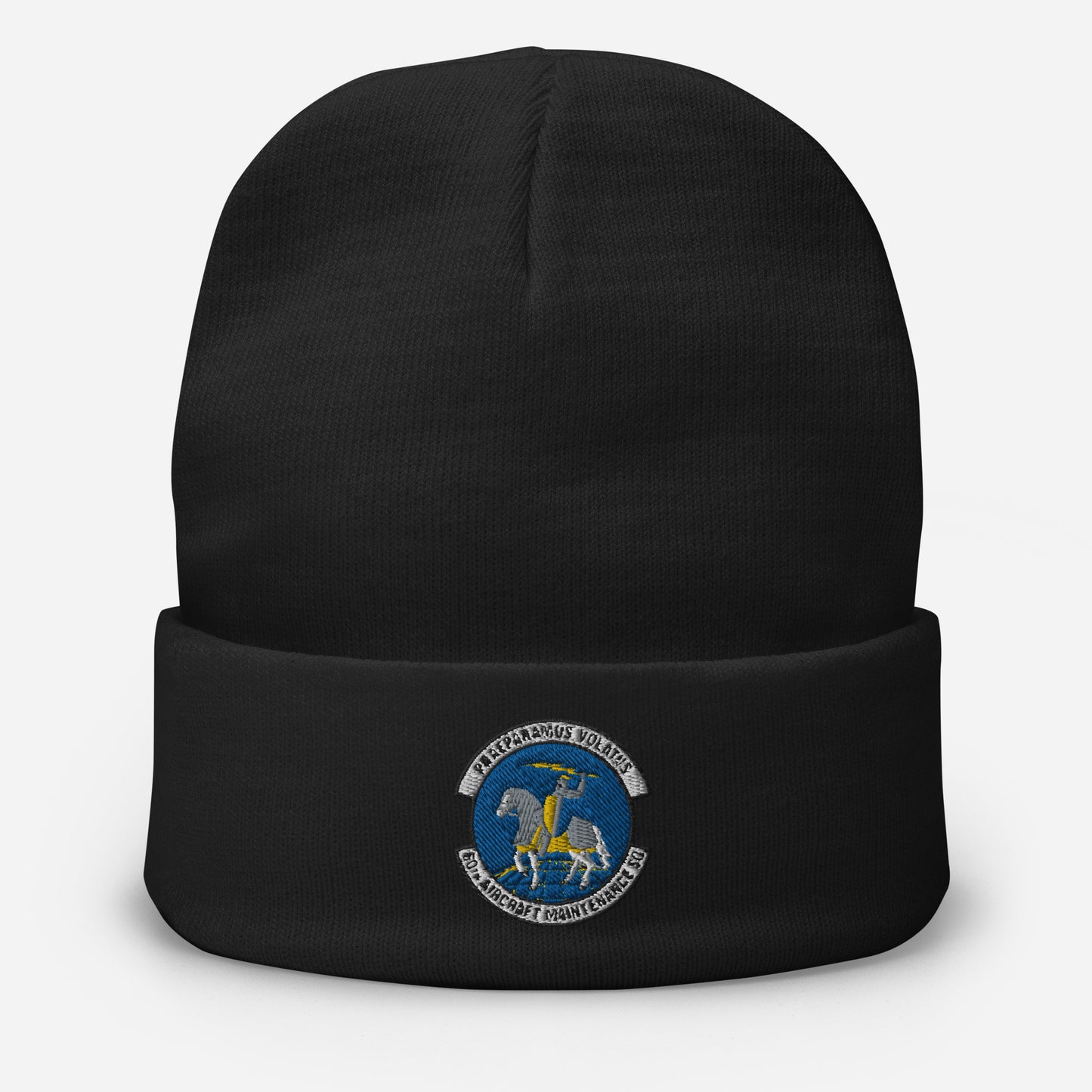 Squadron Patch Embroidered Beanie