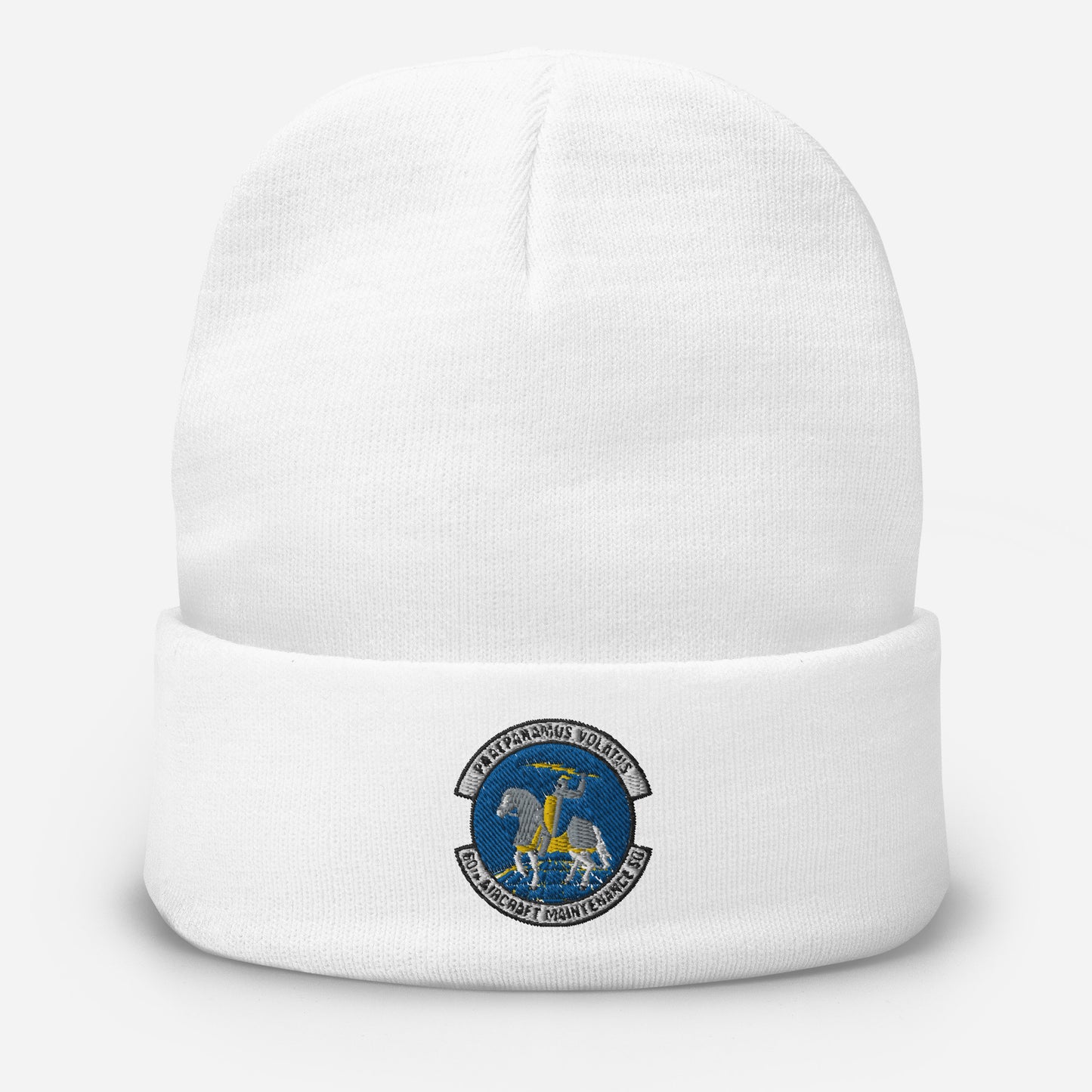Squadron Patch Embroidered Beanie