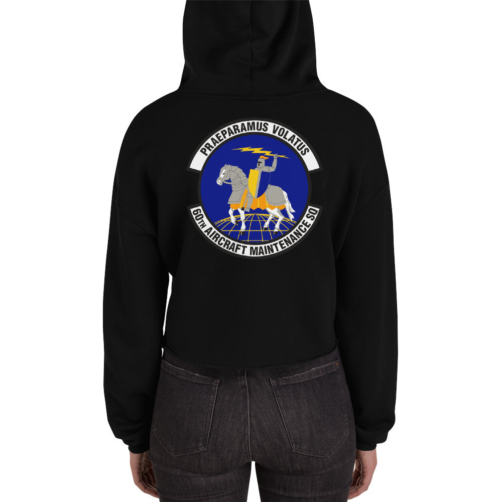 Squadron Patch Crop Hoodie