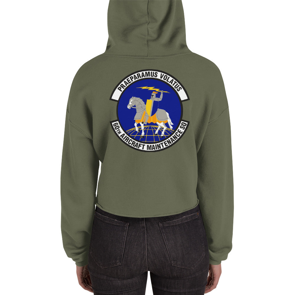 Squadron Patch Crop Hoodie