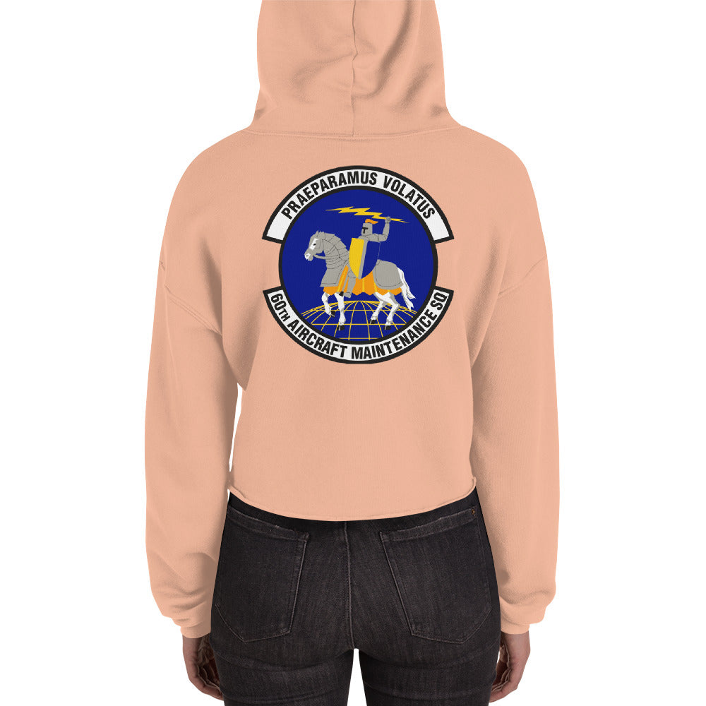 Squadron Patch Crop Hoodie