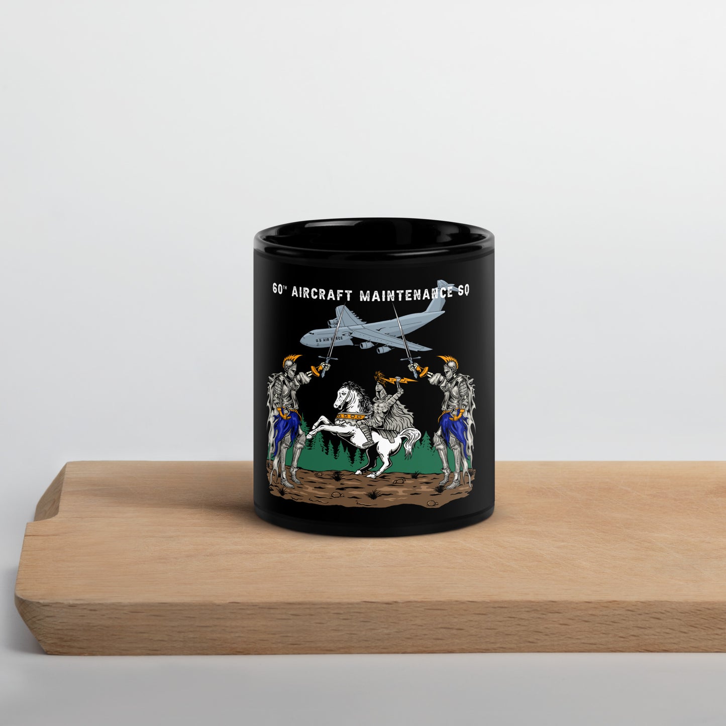 Moral Design Black Glossy Mug